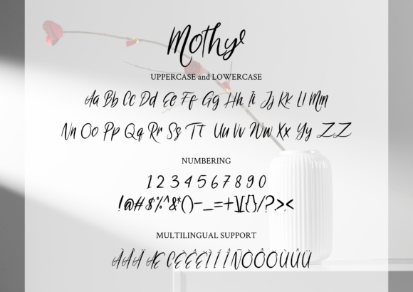 Mothy Font Poster 2