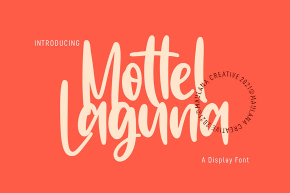 Mottel Laguna Font Poster 1