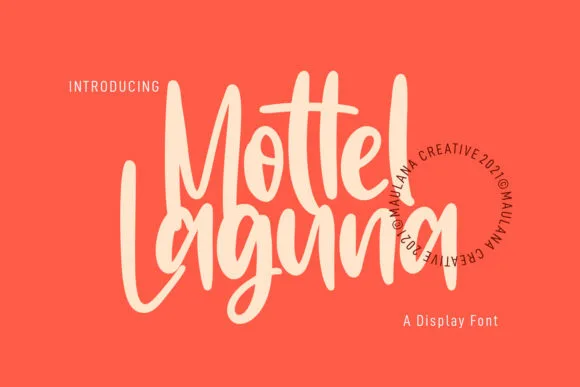Mottel Laguna Font Poster 1