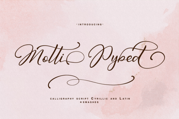 Motty Pybed Font Poster 1