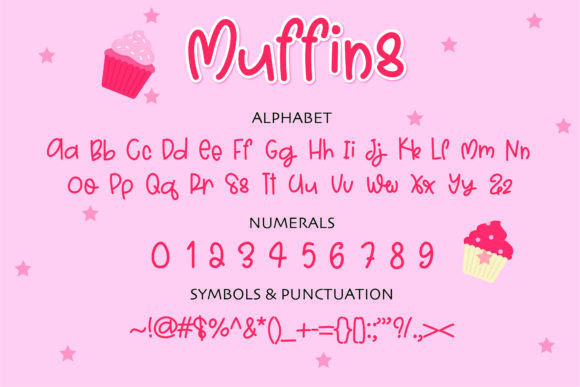 Muffins Font Poster 2