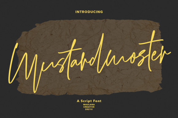 Mustardmoster Script Font