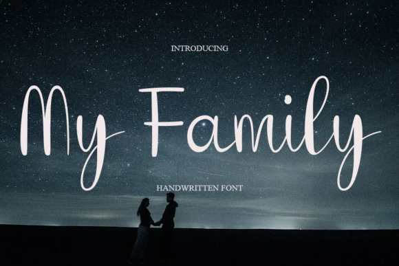 My Family Font Poster 1