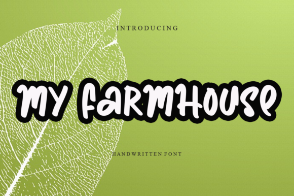 My Farmhouse Font Poster 1