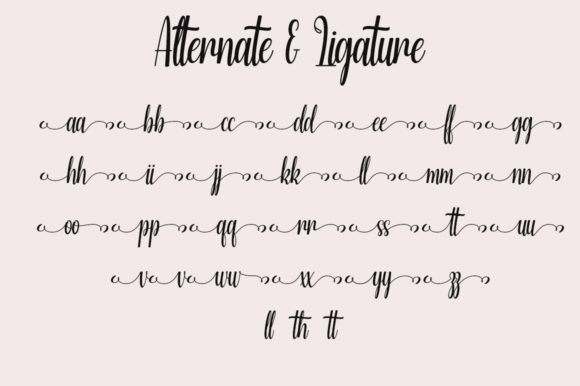 My Husband Font Poster 6