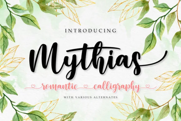 Mythias Font Mythias Font Poster 1