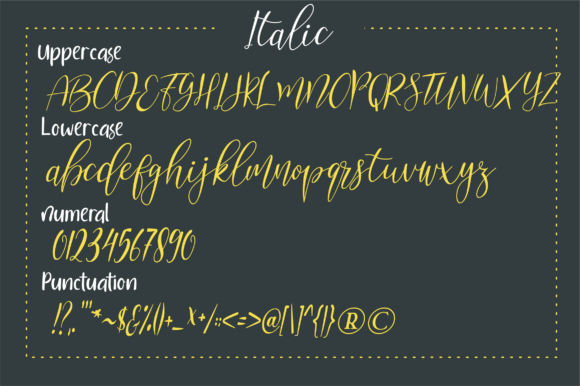 Nanda Lovely Font Poster 7