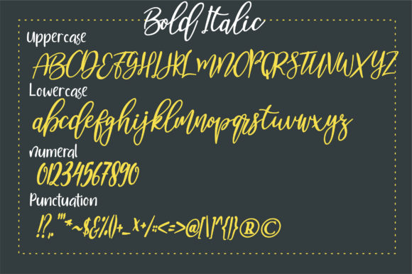 Nanda Lovely Font Poster 9