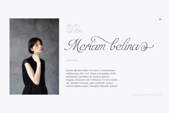 Naraya Kirigami Font Poster 2