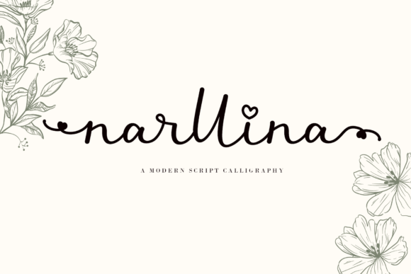 Narllina Font Poster 1