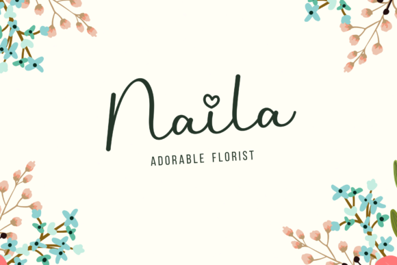 Narllina Font Poster 5