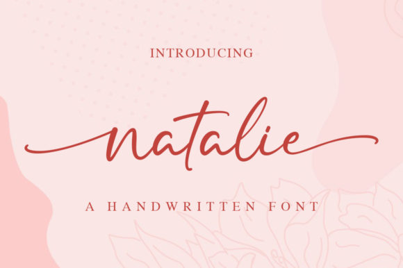 Natalie Font Poster 1