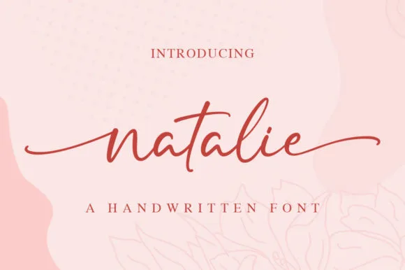 Natalie Font Natalie Font Poster 1