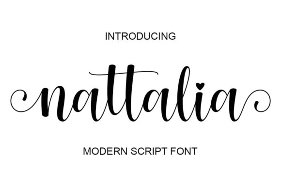 Nattalia Font Poster 1