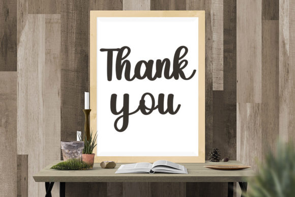 Natural Font Poster 6