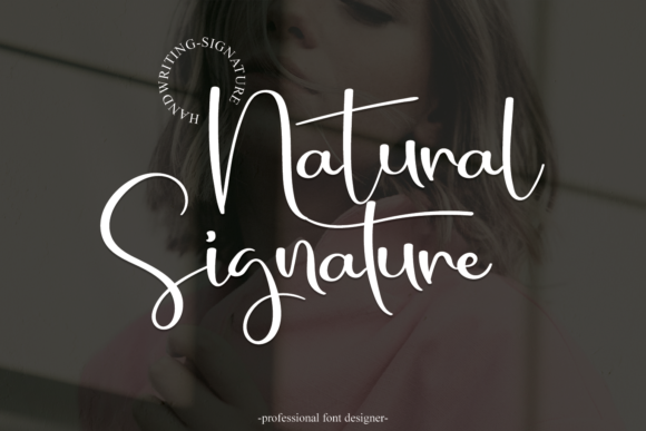 Natural Signature Font