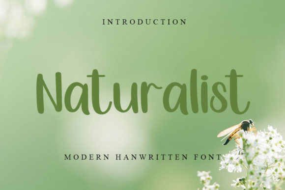 Naturalist Font Poster 1