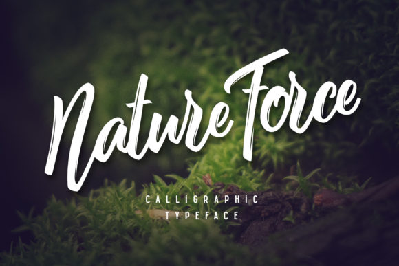 Nature Force Font Poster 1