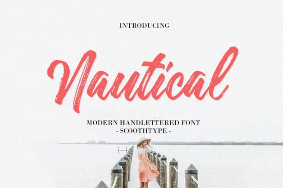 Nautical Font Poster 1