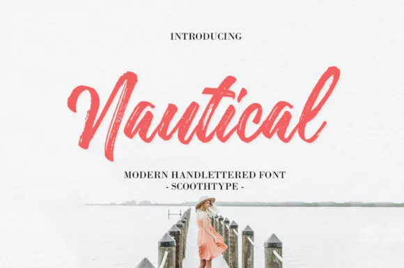 Nautical Font Nautical Font Poster 1