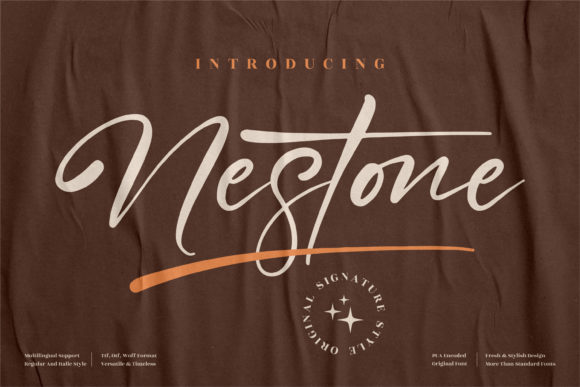 Nestone Font Poster 1