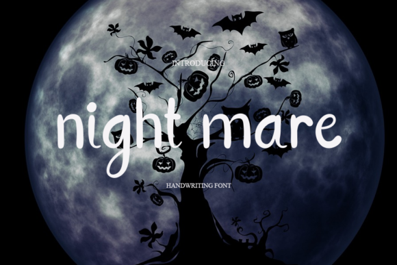 Night Mare Font Poster 1