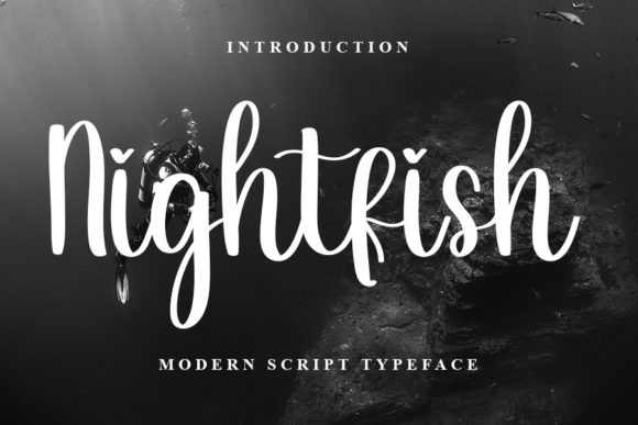 Nightfish Font Poster 1