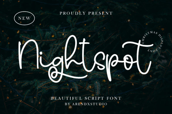 Nightspot Font Poster 1