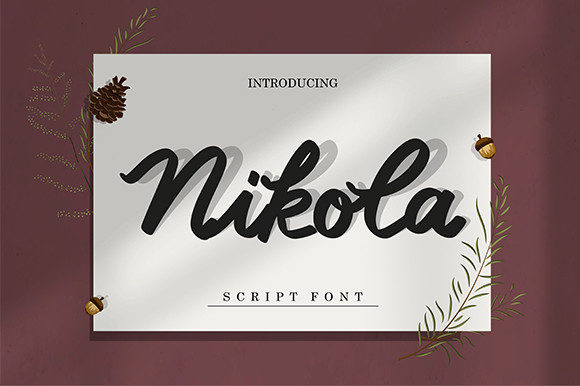 Nikola Font Poster 1