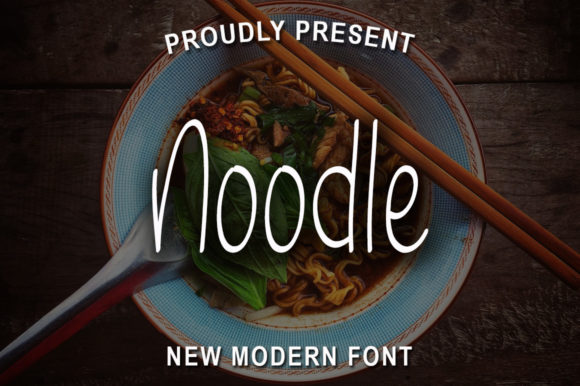 Noodle Font Poster 1