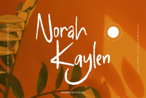 Norah Kaylen Font Poster 1