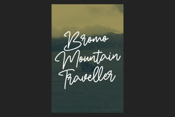 North Glides Font Poster 4