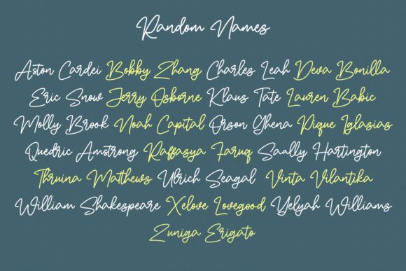 North Glides Font Poster 9