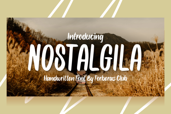 Nostalgila Font Poster 1