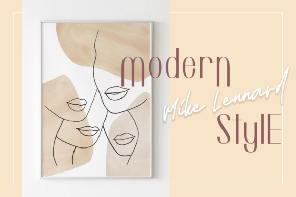 Ocean Drive Mobidick Font Poster 2