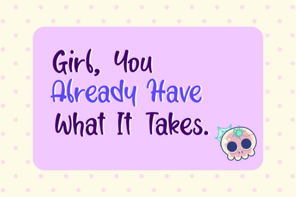 October Fun Font Poster 4