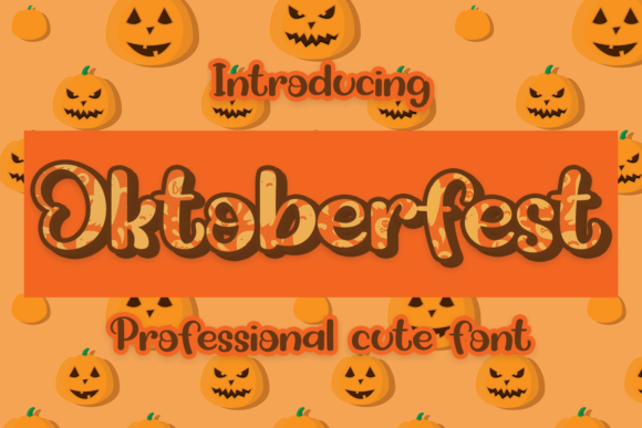 Oktoberfest Font Poster 1