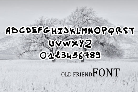 Old Friend Font Poster 1