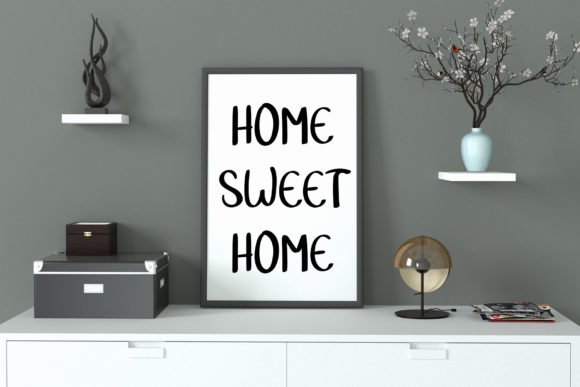 Olive Font Poster 4