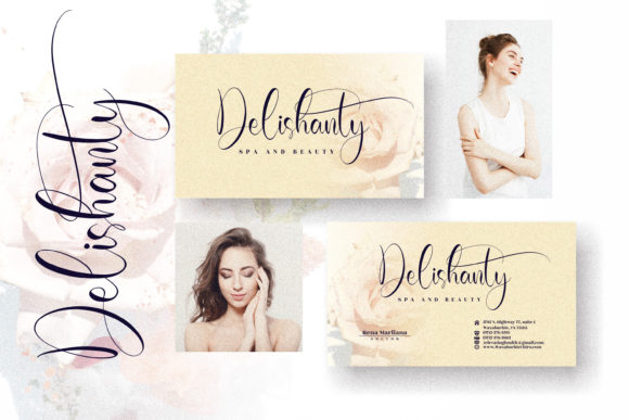 Olivianta Pettcia Font Poster 9