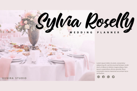 Ollivia Font Poster 3
