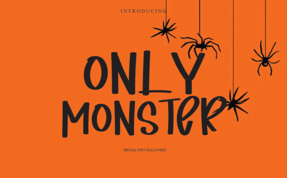 Only Monster Font Poster 1