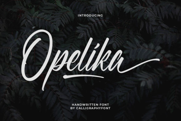 Opelika Font Poster 1
