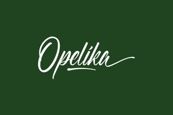 Opelika Font Poster 2