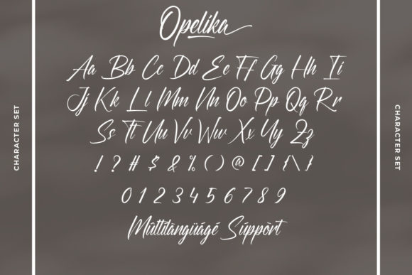 Opelika Font Poster 4