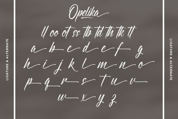 Opelika Font Poster 6