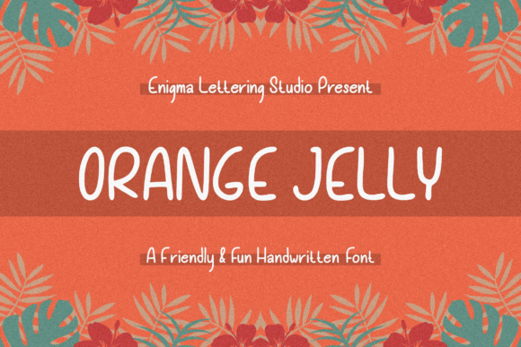 Orange Jelly Font Orange Jelly Font Poster 1