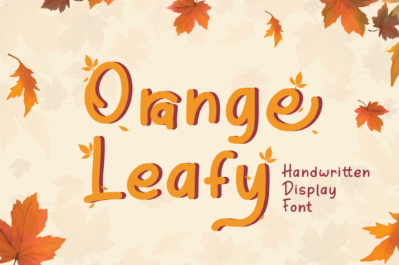 Orange Leafy Font