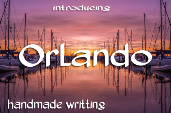 Orlando Font Poster 1