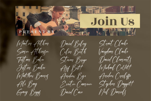 Orlando Smith Font Poster 9
